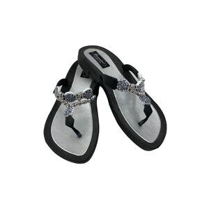 Granco Women's Beaded Thong Sandals